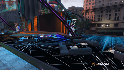 FIVEM Legion Square V5 | Revitalized City Hub MLO | Outdoor Stage & Shops | Dynamic Lighting | Add-On | Optimized | Fivem Ready | High Quality — image 6
