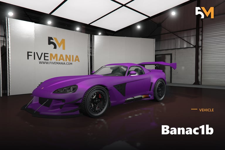 FIVEM Banac1b, Performance Sports Car [Unbadged] Add-On