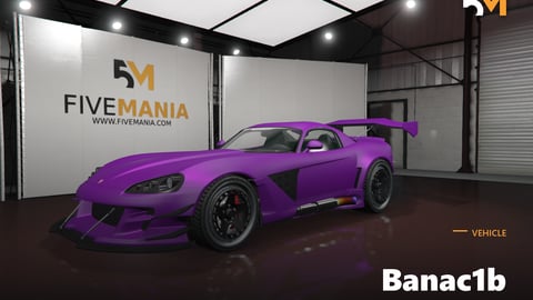 FIVEM Banac1b | Performance Sports Car [Unbadged] Add-On | Custom Body Kit | Performance Exhaust | Tuning Parts | Add-On | Optimized | Fivem Ready | High Quality cover