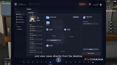 FIVEM Police MDT and Dispatch System | Comprehensive Law Enforcement Tool | Live Map, Dispatch Calls, Citizen & Case Management, Department Overview | Add-On | Optimized | Fivem Ready | High Quality, image 3