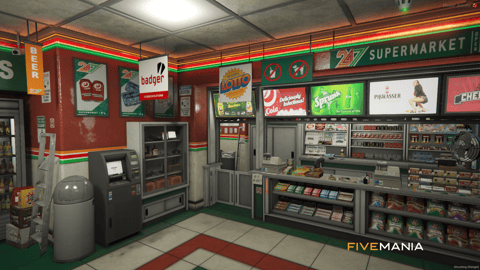 FIVEM 247 Supermarkets | Convenience Store MLO | Interior & Exterior | Custom Props | Add-On | Optimized | Fivem Ready | High Quality — image 3