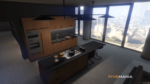 FIVEM Pent House | Luxury Modern Residence MLO | Interior & Exterior | Multiple Rooms | Panoramic Views | Add-On | Optimized | Fivem Ready | High Quality — image 17