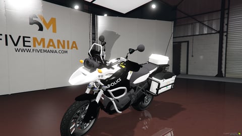 FIVEM Bmwrp | Lore-Friendly Police Motorcycle [Unbadged] Add-On | Working Lights | Saddlebags | Police Livery | Optimized | Fivem Ready | High Quality — image 3