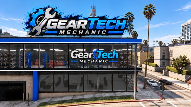 FIVEM Gear Tech Mechanic, Modern Auto Garage MLO