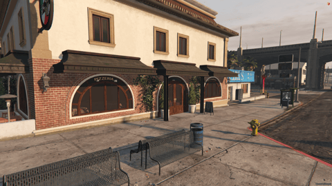 FIVEM Pizza This | Authentic Pizzeria MLO | Interior & Exterior | Basement & Locker Room | Cozy Dining | Add-On | Optimized | Fivem Ready | High Quality — image 3