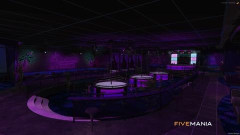 FIVEM Bahamas Club | Vibrant Nightclub MLO | Interior & Exterior | Custom Lighting | Dance Floor | Office | Add-On | Optimized | Fivem Ready | High Quality — image 9