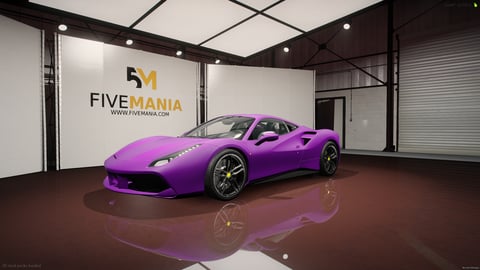 FIVEM 488mis | Realistic Sports Car [Unbadged] Add-On | Interior & Exterior | Working Lights | Add-On | Optimized | Fivem Ready | High Quality — image 3
