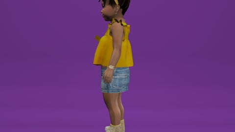 Iris | Female Ped | Multiple Outfits | Optimized & Fivem Ready [Add-On] — image 9