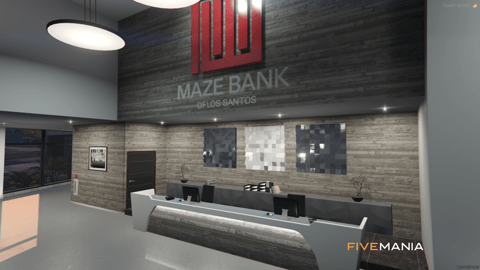 FIVEM Maze Bank West | Modern Office MLO | Interior & Exterior | Conference Rooms | Private Offices | Helipad | Add-On | Optimized | Fivem Ready | High Quality — image 12