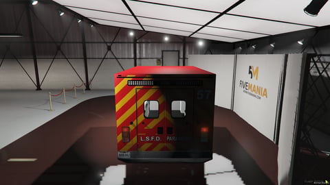 FIVEM Dodge Ram Ambulance | Lore Friendly Emergency Ambulance | Working Lights | Custom Livery | Add-On | Optimized | Fivem Ready | High Quality, image 6
