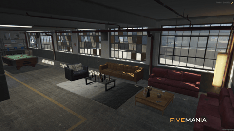FIVEM Rust | Industrial Hideout MLO | Interior & Exterior | Pool Table | Add-On | Optimized | Fivem Ready | High Quality — image 7