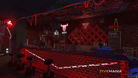FIVEM Bunker Mirror | Underground Garage MLO | Custom Interior & Exterior | Workshop & Bar | Optimized Lighting | Add-On | Optimized | Fivem Ready | High Quality — image 6