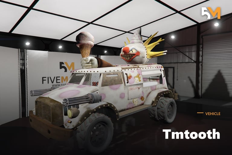 FIVEM Tmtooth, Armored Ice Cream Truck [Unbadged] Add-On