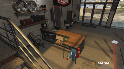 FIVEM Auto Shop Mirror Park | Custom Auto Shop MLO | Interior & Exterior | Reception & Bar | Workshop Area | Add-On | Optimized | Fivem Ready | High Quality — image 15
