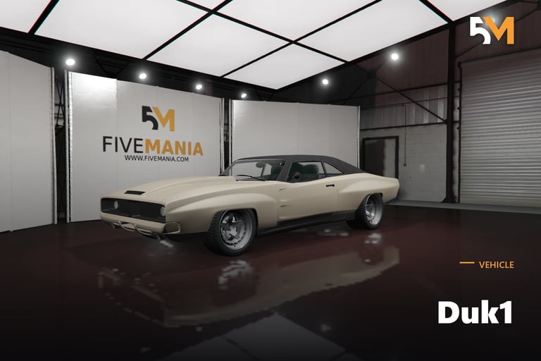 FIVEM Duk1, Classic Muscle Car [Unbadged] Add-On