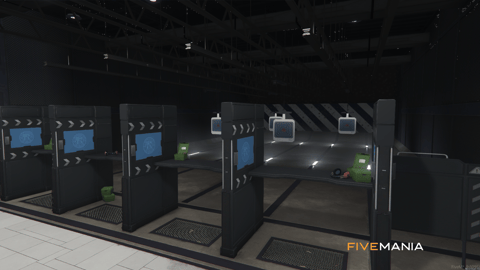 FIVEM Mission Row Pd V4 | Modern Police Station MLO | Interior & Exterior | Multiple Rooms | Control Room | Jail Cells | Add-On | Optimized | Fivem Ready | High Quality — image 38