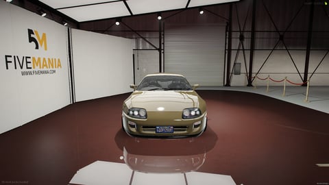 FIVEM A80 | Realistic Sports Car [Unbadged] Add-On | Interior & Exterior | Working Lights | Optimized | Fivem Ready | High Quality — image 4