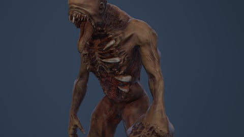 Ragnar | FiveM Male Ped | Mutated Zombie Creature | Multiple Outfits | Optimized & Fivem Ready [Add-On] cover