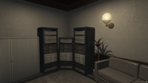 FIVEM Sandy Bank | Custom Bank MLO | Interior & Exterior | Offices | Security Room | Add-On | Optimized | Fivem Ready | High Quality — image 30