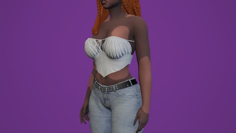 Estina | Female Ped | Multiple Outfits | Optimized & Fivem Ready [Add-On] — image 4
