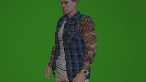 Richter | Male Ped | Multiple Outfits | Optimized & Fivem Ready [Add-On] — image 4