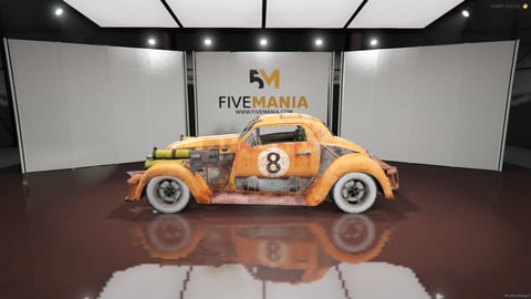 FIVEM Tmcrazy | Custom Post-Apocalyptic Hot Rod Add-On | Custom Parts | Rusty Textures | Working Lights | Optimized | Fivem Ready | High Quality, image 8