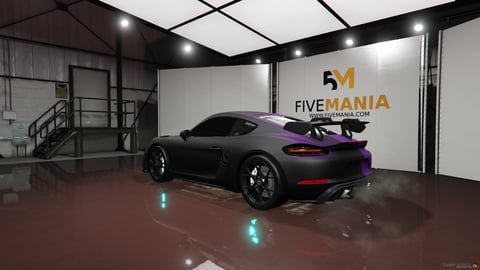 FIVEM Porsche 718 GT4 RS | Realistic Sports Car [Badged] Add-On | Optimized | Fivem Ready | High Quality | Liveries — image 8
