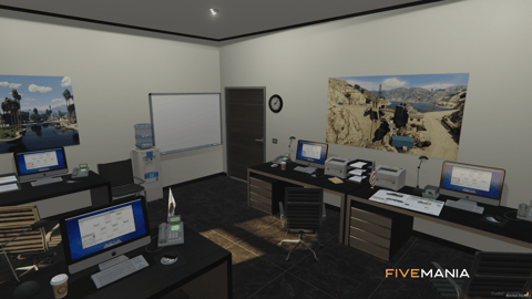 FIVEM Vespucci City Hall | Civic Center MLO | Interior & Exterior | Multiple Offices | Parking Garage | Add-On | Optimized | Fivem Ready | High Quality — image 17