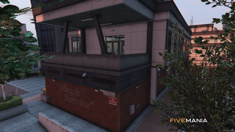 FIVEM Mission Row Police Department | Detailed Police Station MLO | Interior & Exterior | Offices | Cells | Interrogation Rooms | Add-On | Optimized | Fivem Ready | High Quality — image 3