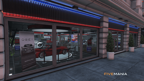FIVEM Pdm Dealership | Premium Deluxe Motorsport Dealership MLO | Interior & Exterior | Car Showroom | Office Space | Add-On | Optimized | Fivem Ready | High Quality — image 3