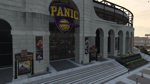 FIVEM Panic Stadium | Multi-Purpose Sports Arena MLO | Interior & Exterior | Go-Kart Track | Food Stalls | Parking Garage | Add-On | Optimized | Fivem Ready | High Quality — image 2