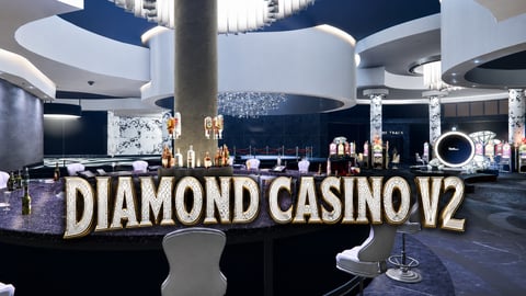 FIVEM Diamond Casino V2 | Luxury Casino MLO | Interior & Exterior | Custom Props | Gaming Machines | Add-On | Optimized | Fivem Ready | High Quality cover