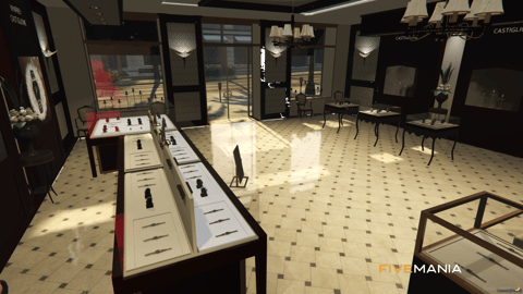 FIVEM Watch Store | Luxury Watch Store MLO | Interior & Exterior | Display Cases | Custom Props | Add-On | Optimized | Fivem Ready | High Quality — image 4