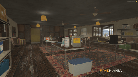 FIVEM Vagos Stash | Gang Hideout MLO | Interior & Exterior | Bar Area | Pool Table | Add-On | Optimized | Fivem Ready | High Quality — image 12