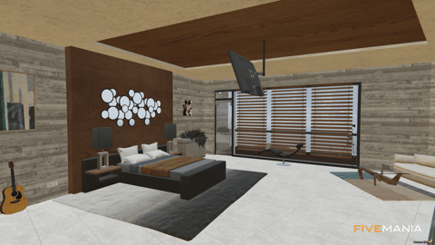 FIVEM Desert Mansion | Luxury Modern Estate | Interior & Exterior | Rooftop Patio | Outdoor Bar | Add-On | Optimized | Fivem Ready | High Quality — image 18