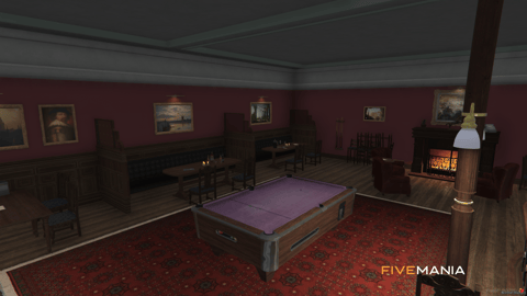 FIVEM Three Hawker Boys Bar | Elegant Bar Interior | Interior & Exterior | Working Bar | Seating Areas | Kitchen | Add-On | Optimized | Fivem Ready | High Quality — image 13
