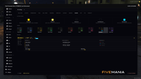 FIVEM Police Records Mdt | Comprehensive Police Records System | Evidence Tracking | Personnel Management | Custom Themes | Integrated Dispatch | Add-On | Optimized | Fivem Ready | High Quality, image 53