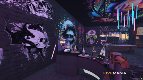 FIVEM Liquors Bar | Vibrant Bar MLO | Interior & Exterior | Custom Props | Neon Lighting | Add-On | Optimized | Fivem Ready | High Quality — image 9