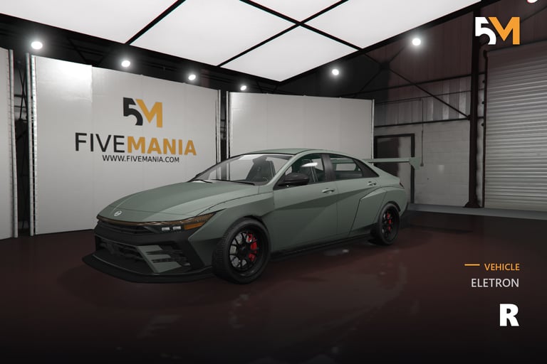 FIVEM Eletron R, Custom Sports Sedan Add-On
