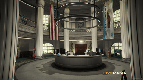 FIVEM City Hall Downtown | Grand Government MLO | Interior & Exterior | Add-On | Optimized | Fivem Ready | High Quality — image 14