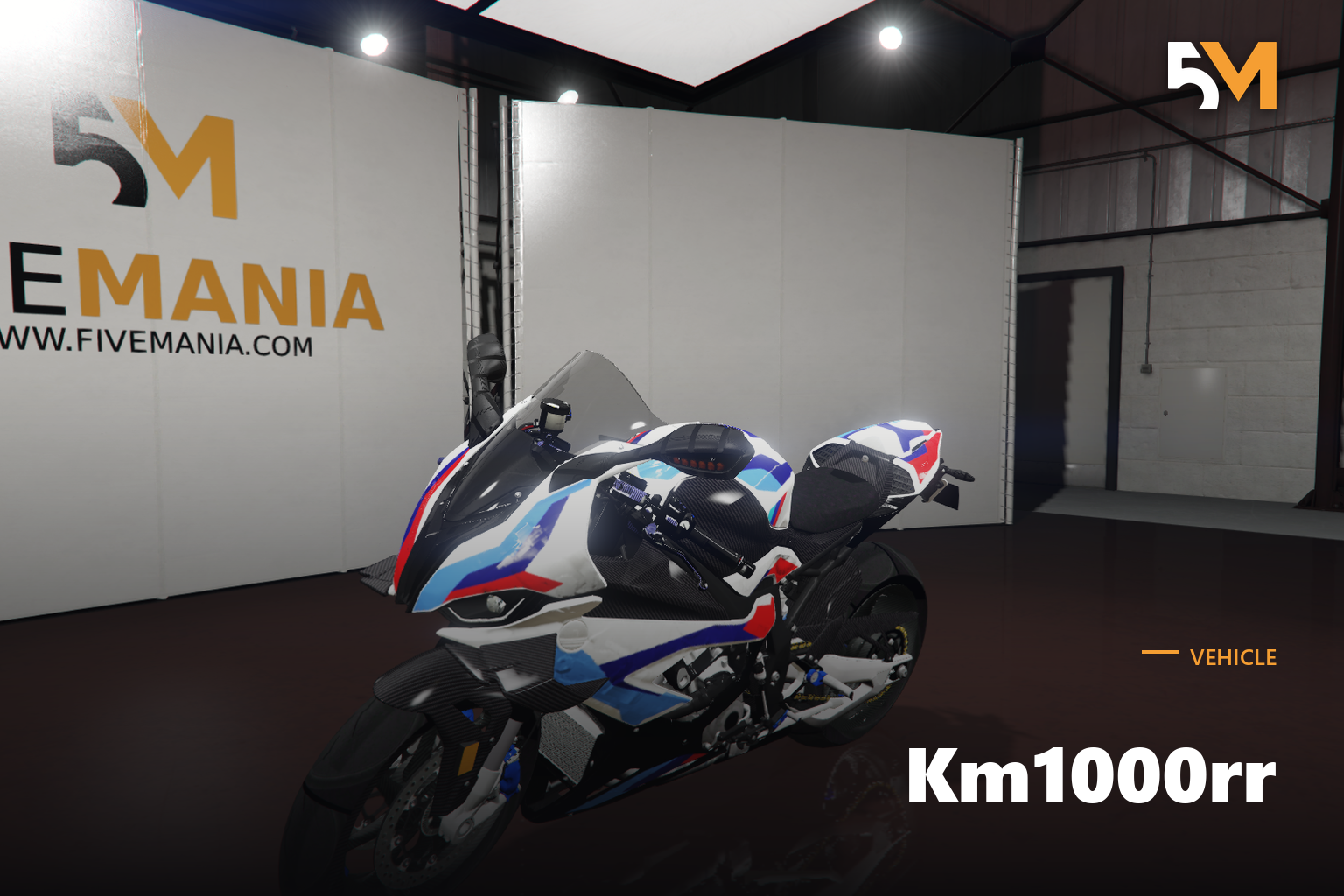 FIVEM Km1000rr | Realistic Motorcycle [Badged] Add-On | Optimized | Fivem Ready | High Quality
