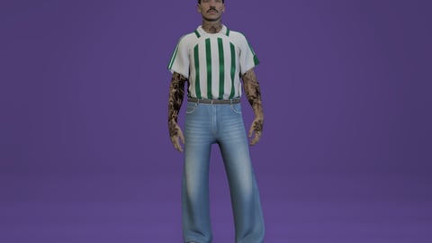 Hector | Male Ped | Multiple Outfits | Optimized & Fivem Ready [Add-On] — image 6