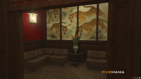 FIVEM Triad Headquarters | Criminal Organization MLO | Interior & Exterior | Casino Games | Meeting Room | Jail Cells | Bar Area | Add-On | Optimized | Fivem Ready | High Quality — image 14