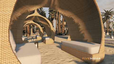 FIVEM Vespucci Beach Club | Luxury Beachfront MLO | Pools & Bars | DJ Booth | Seating Areas | Exterior Map | Add-On | Optimized | Fivem Ready | High Quality — image 7
