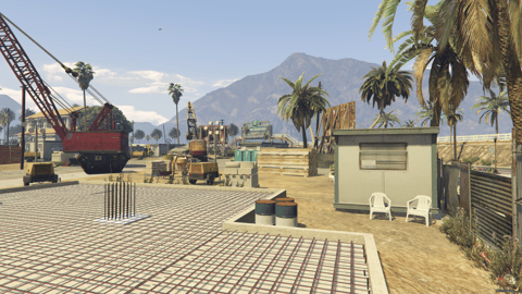 FIVEM Sandy Corner Construction | Large Construction Site MLO | Custom Props | Map Edit | Add-On | Optimized | Fivem Ready | High Quality — image 6