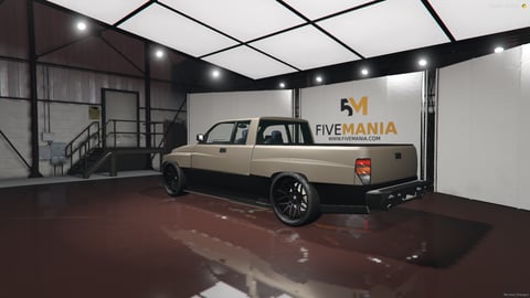 FIVEM Bisc1c | Custom Pickup Truck [Unbadged] Add-On | Custom Tuning | Custom Wheels | Lowered Suspension | Optimized | Fivem Ready | High Quality, image 7