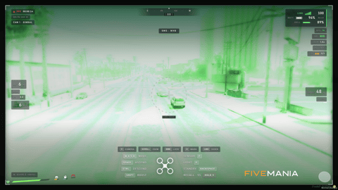 FIVEM SkyEye Police Drone | Advanced Police Drone Script | Target Tracking | Taser Functionality | Thermal Vision | Add-On | Optimized | Fivem Ready | High Quality, image 13