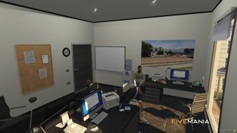 FIVEM Vespucci City Hall | Civic Center MLO | Interior & Exterior | Multiple Offices | Parking Garage | Add-On | Optimized | Fivem Ready | High Quality — image 15
