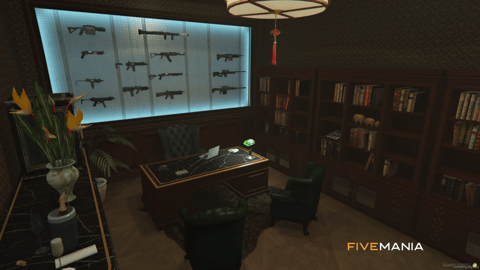 FIVEM Triad Headquarters | Criminal Organization MLO | Interior & Exterior | Casino Games | Meeting Room | Jail Cells | Bar Area | Add-On | Optimized | Fivem Ready | High Quality — image 15