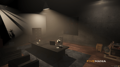 FIVEM Bridge Hideout | Secret Under-Bridge MLO Hideout | Interior & Exterior | Meeting Room | Office Space | Add-On | Optimized | Fivem Ready | High Quality — image 22